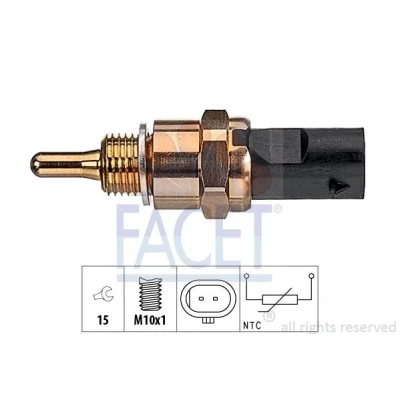 Immagine di FACET 7.3406 Sensore Temperatura Olio M10x1