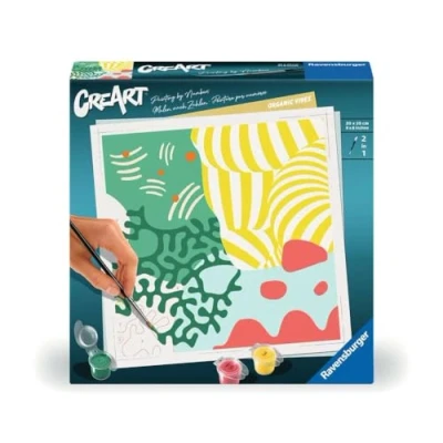 Immagine di Ravensburger CreArt 23637 Dipingere con i Numeri, Vibes organici, dai 12 Anni in su,