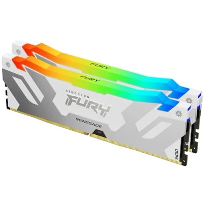 Immagine di Kingston FURY Renegade RGB Kit memoria PC DDR5 32 GB 2 x 16 On the ECC 6400 MHz 288pin DIMM CL32 KF564C32RWAK2