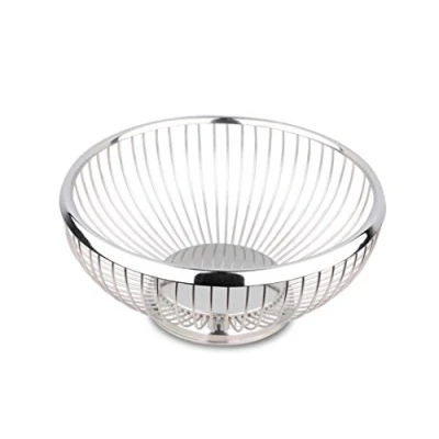 Immagine di Weis Brotkorb Cestino per Pane e Frutta, Acciaio Inox, 22.5 cm