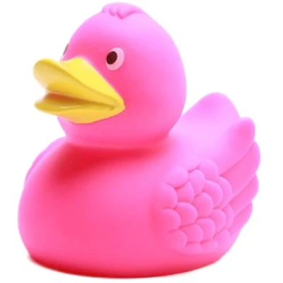 Immagine di Rubber Duck fuchsia anatra di bagno paperella gomma Gioco per il bagnetto