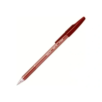 Immagine di PILOT 11019 BP S Penna a sfera per scrittura fine, inchiostro morbido, punta indeformabile, ricaricabile, corpo traslucido 0,3 mm, colore: Rosso