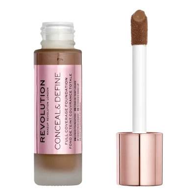 Immagine di Makeup Revolution Conceal &amp; Define Foundation Fondotinta, Donna, Taglia: 23 ml, F14
