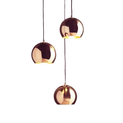Immagine di Lampada a sospensione FRANDSEN Sfera in rame, Ø 18 cm