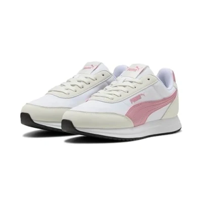 Immagine di PUMA R78 Lightwind, Scarpe da Ginnastica Unisex Adulto, Bianco Poised Pink Vapor Gray, 42.5 EU