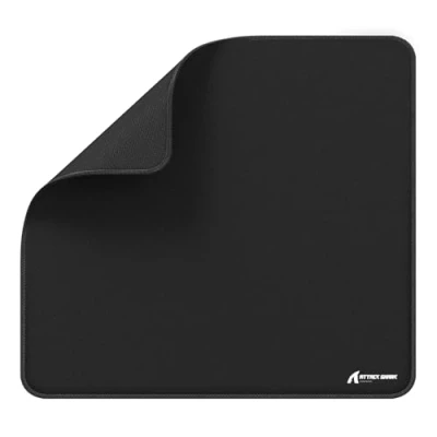 Immagine di ATTACK SHARK CM02 Tappetino Per Mouse Da Gioco Esports, Rivestimento Resistente All&#039;Acqua, Grande Mouse, Superficie Liscia e Pesante, Base In Gomma Antiscivolo, 450x400x4 mm Nero