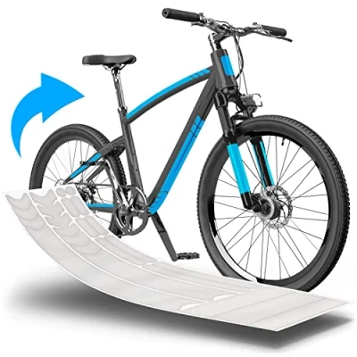 Immagine di Pellicola Protettiva per Vernice Mountain Bike, BMX, Bici da Corsa/Strada/Trekking ECC. Set Telaio 21 Pezzi Resistente all&#039;Impatto di Pietre Trasparente Opaco &amp; Autoadesivo
