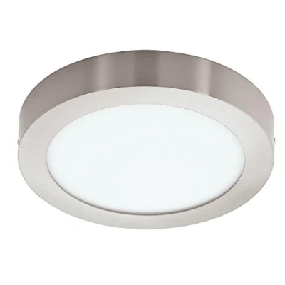 Immagine di Eglo FUEVA C Lampada da soffitto 15.6 W, Color nichel opaco, Ø 22.5 cm