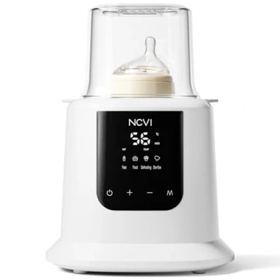 Immagine di Scaldabiberon NCVI, Scaldalatte rapido, Scongelamento, Scaldavivande, Sterilizzatore, Controllo della temperatura, Spegnimento automatico, Senza BPA, Latte materno e alimenti