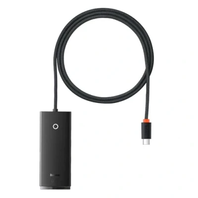 Immagine di Baseus Lite Air Joy (USB C, 4 Porti), Docking station + Hub USB, Nero