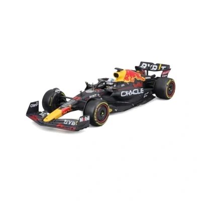 Immagine di Bburago RedBull RB18 (2022): modellino auto in scala 1:24, 11 Sergio Perez, custodia rigida, blu (18 28026P)