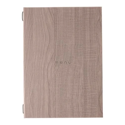 Immagine di DAG Style, Portamenu Ristorante A5 Linea Italy, Menu con scritta &quot;menu&quot; Colore Rovere, PU, 100% Made in Italy