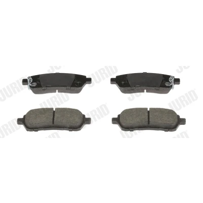 Immagine di JURID 573648J Kit pastiglie freno con segnalatore acustico usura SUZUKI: SWIFT 4, 5, Baleno II Hatchback, DAIHATSU: Sirion II, Cuore 7, Materia