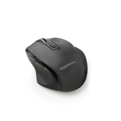 Immagine di Amazon Basics Mouse wireless ergonomico DPI regolabile Nero