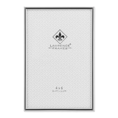Immagine di Lawrence Frames Simply Cornice portafoto in metallo, 10,5 x 15,8 cm, colore: Argento