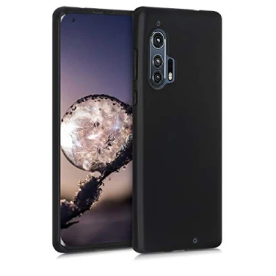 Immagine di kwmobile Custodia Compatibile con Motorola Edge Plus/Edge+ Cover Back Case per Smartphone in Silicone TPU Protezione Gommata nero matt