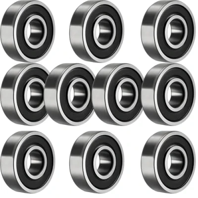 Immagine di TUZUK 10 Pezzi Cuscinetti a Sfera Stagni 6203 2RS, 17x40x12 mm, Prelubrificati, Acciaio al Cromo, Doppia Tenuta in Gomma, Scanalati 6203RS