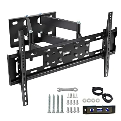 Immagine di Leyf Supporto da parete per TV regolabile, inclinabile e orientabile curvo, piatto monitor VESA 400 x 600 max (32&quot; 75&quot;) 50 kg inclinato, girevole
