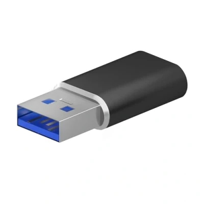Immagine di AISENS A108 0678 Mini adattatore USB 3.2 Gen2 / 2.03A, Tipo C/H A/M, Nero