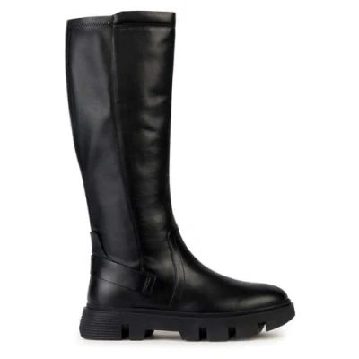 Immagine di Geox Vilde Stivali con plateau, Donna, Taglia: 39, Black pelle e finta