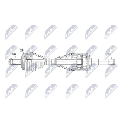 Immagine di Albero motore/Semiasse NTY NPW LR 055