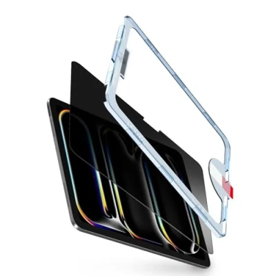 Immagine di BERSEM Privacy Pellicola Protettiva per iPad Pro 11 Pollici 2024 M4 Anti Spia in Vetro Temperato, Installazione Semplice