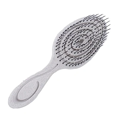 Immagine di CAISHA Spazzola Per Capelli Bagnata Districante Antistrappo Crema Spirale Bianca Primavera Delicata Sul Cuoio Capelluto Tutti I Tipi Di K107