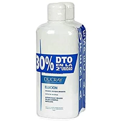 Immagine di Ducray Elution Shampoo 2 x 400 ml