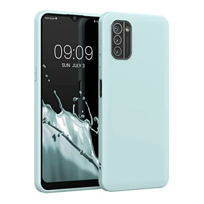 Immagine di kwmobile Custodia Compatibile con Nokia G21 / G11 Cover Back Case per Smartphone in Silicone TPU Protezione Gommata menta freddo