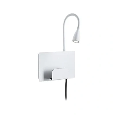 Immagine di Paulmann Halina 71100 Lampada da parete 2.4 W LED (monocolore) Bianco opaco