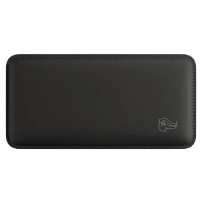 Immagine di Glorious Gaming Padded Mouse Wrist Rest Bordi cuciti anti logoramento, superficie in tessuto liscia, base di gomma antiscivolo, compattezza media, 200 x 100 17 mm Nero furtivo