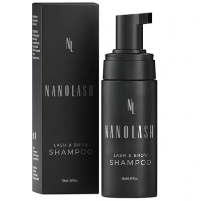 Immagine di shampoo per ciglia e sopracciglia Nanolash 50 ml detergente sopracciglia, schiuma lavante extension