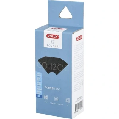 Immagine di Zolux ZO 3302228 Filtro per Pompa Corner 120, CO 120 C Schiuma Carbone x 2