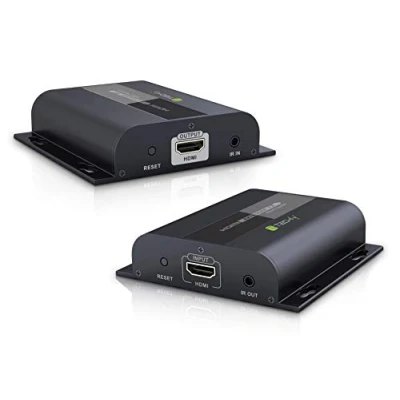 Immagine di Techly 360899 Extender HDMI con IR su Cavo Cat.6 Fino a 120m Nero