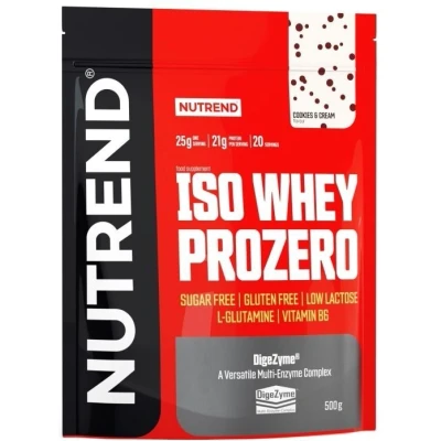Immagine di NUTREND ISO WHEY PROZERO 500 g cookies &amp; cream