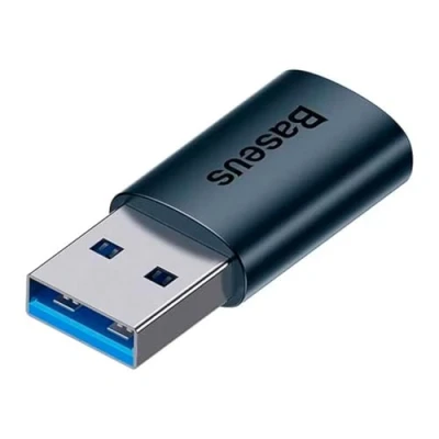 Immagine di Baseus Convertitore Serie Ingenuity Mini OTG Adattatore USB a 3.1 Maschio Tipo C Femmina Blu (ZJJQ000103)