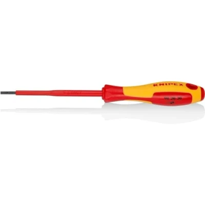 Immagine di Knipex VDE Cacciavite a taglio Larghezza della lama: 3 mm Lunghezza 100 DIN EN 60900