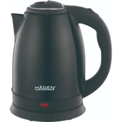 Immagine di HAGEN cordless Bollitore elettrico 1,8L in acciaio inox HA5525 BLK Nero