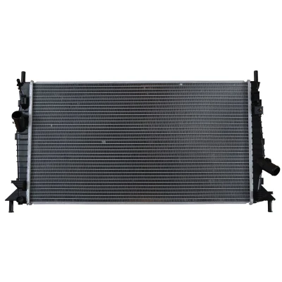 Immagine di NRF 55327 Radiatore motore Alluminio 672 376 24 con parti annesse Alette di raffreddamento saldate FORD: Focus 2 Kombi, C Max, 2, VOLVO: V50