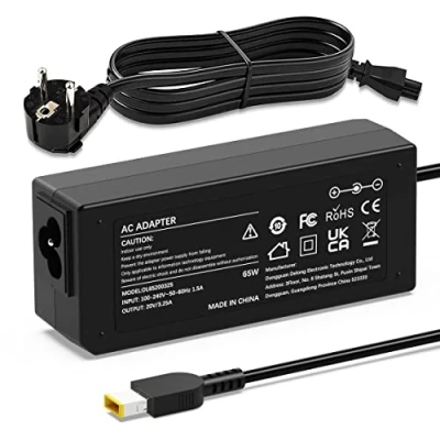 Immagine di 65W Caricatore PC Portatile Alimentatore per Lenovo Thinkpad T470 T470S T450 T460 T440 T560 x250 x270 E540 E560 E570 G50 Z50 Yoga 2 13 11S ADLX65NLC3A ADLX65NCC3A Caricabatterie Adattatore