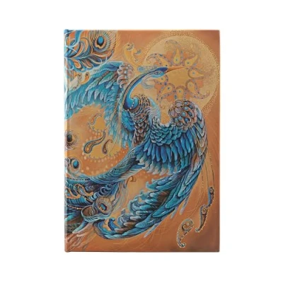 Immagine di Paperblanks Diari a copertina rigida, Uccello del Cielo, Midi, Righe, Chiusura con Fascia Elastica