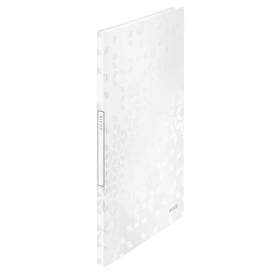 Immagine di Leitz Portalistino, Formato A4, 20 tasche trasparenti, Capacità 40 fogli, Bianco, Gamma WOW, 46310001