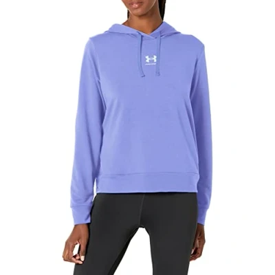 Immagine di Under Armour Rival Terry Felpa con cappuccio Baja blue, Donna, Taglia: Small, blue