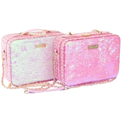 Immagine di Girabrilla Tweed Case, 1 Maxi Valigetta Make Up con Specchio e Set di Trucchi, colore a sorpresa