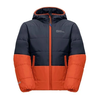 Immagine di Jack Wolfskin TWO Hills Giacca invernale per bambini, Taglia: 140, Carnelian