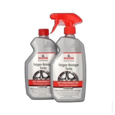 Immagine di Nigrin 74245 Turbo Pulitore Cerchione, Set di 2x500ml