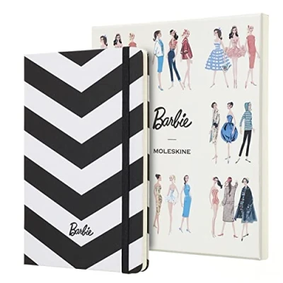 Immagine di Moleskine Barbie Taccuino Large, in Edizione Limitata, a Righe, da Collezione