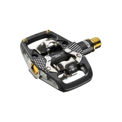 Immagine di LOOK Cycle Pedali MTB X TRACK En Rage Plus Ti Meccanismo Compatibile con Standard SPD Corpo Ultra Robusto in Alluminio Forgiato Asse Titanio Ideali per Enduro
