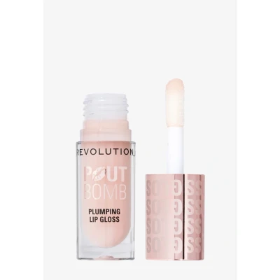 Immagine di Makeup Revolution POUT BOMB Plumping Gloss Lipgloss Lucidalabbra, Taglia: 4.6 ml, Milky sheer holo