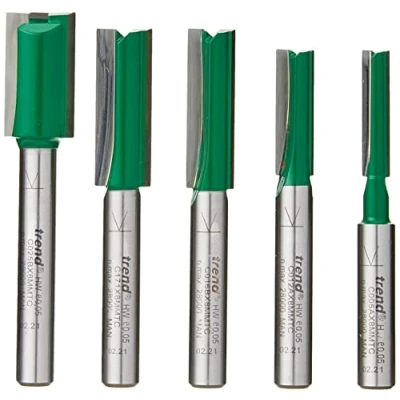 Immagine di TREND 5 pezzi MT/JIG set di frese metriche, cinque dritte a lungo raggio con diametri da 6 mm 16 mm, SET/MT2X8MMTC
